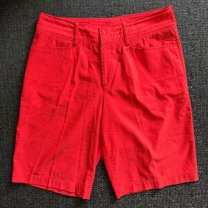 Bogner Red Bermuda Golf Shorts Size 8